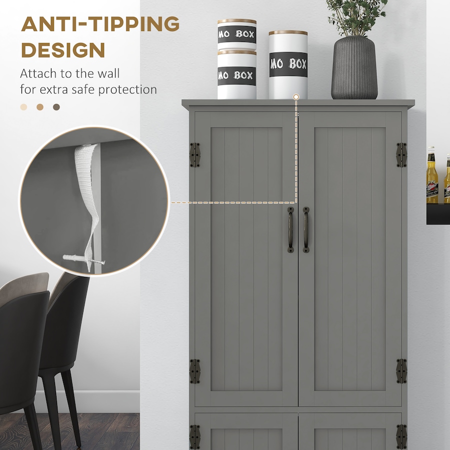 Image 997422_ALTMORE22.jpg, Product 997-422 / Price $149.99 - $164.99, HOMCOM 48" Kitchen Pantry, Kitchen Storage Cabinet with Shelves from HOMCOM on TSC.ca's Home & Garden department