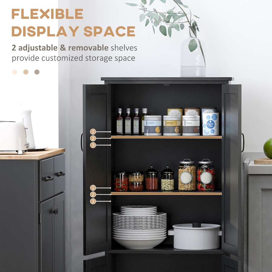 Image 997422_ALTMORE5.jpg, Product 997-422 / Price $149.99 - $164.99, HOMCOM 48" Kitchen Pantry, Kitchen Storage Cabinet with Shelves from HOMCOM on TSC.ca's Home & Garden department
