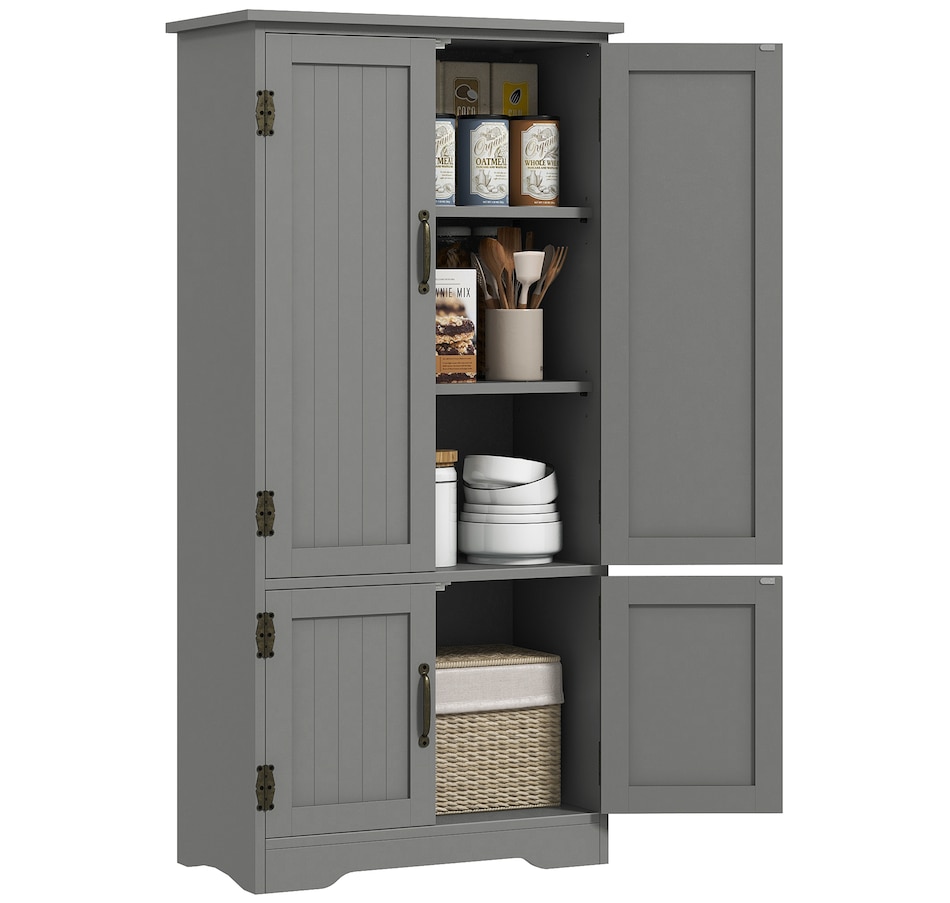 Image 997422_ST03.jpg, Product 997-422 / Price $154.99 - $174.99, HOMCOM 48" Kitchen Pantry, Kitchen Storage Cabinet with Shelves from HOMCOM on TSC.ca's Home & Garden department