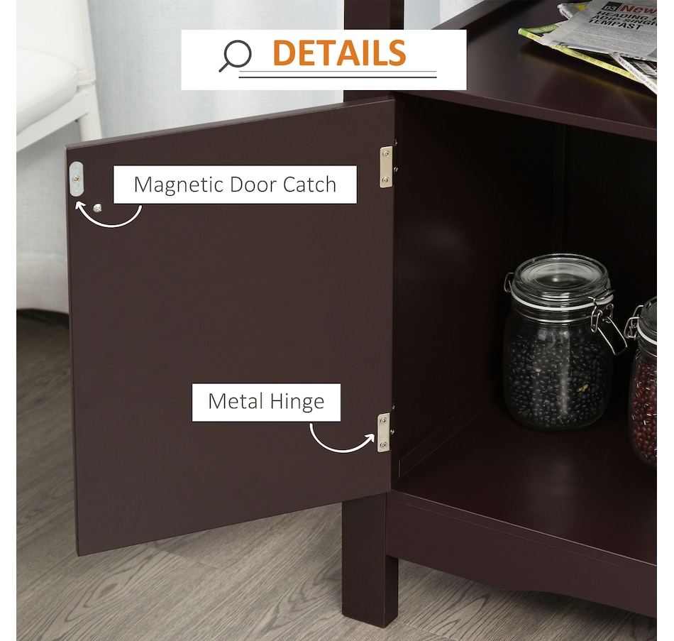 Image 997425_ALTMORE13.jpg, Product 997-425 / Price $179.99, HOMCOM Sideboard Buffet Credenza Storage Cabinet with Drawer Wine Rack from HOMCOM on TSC.ca's Home & Garden department