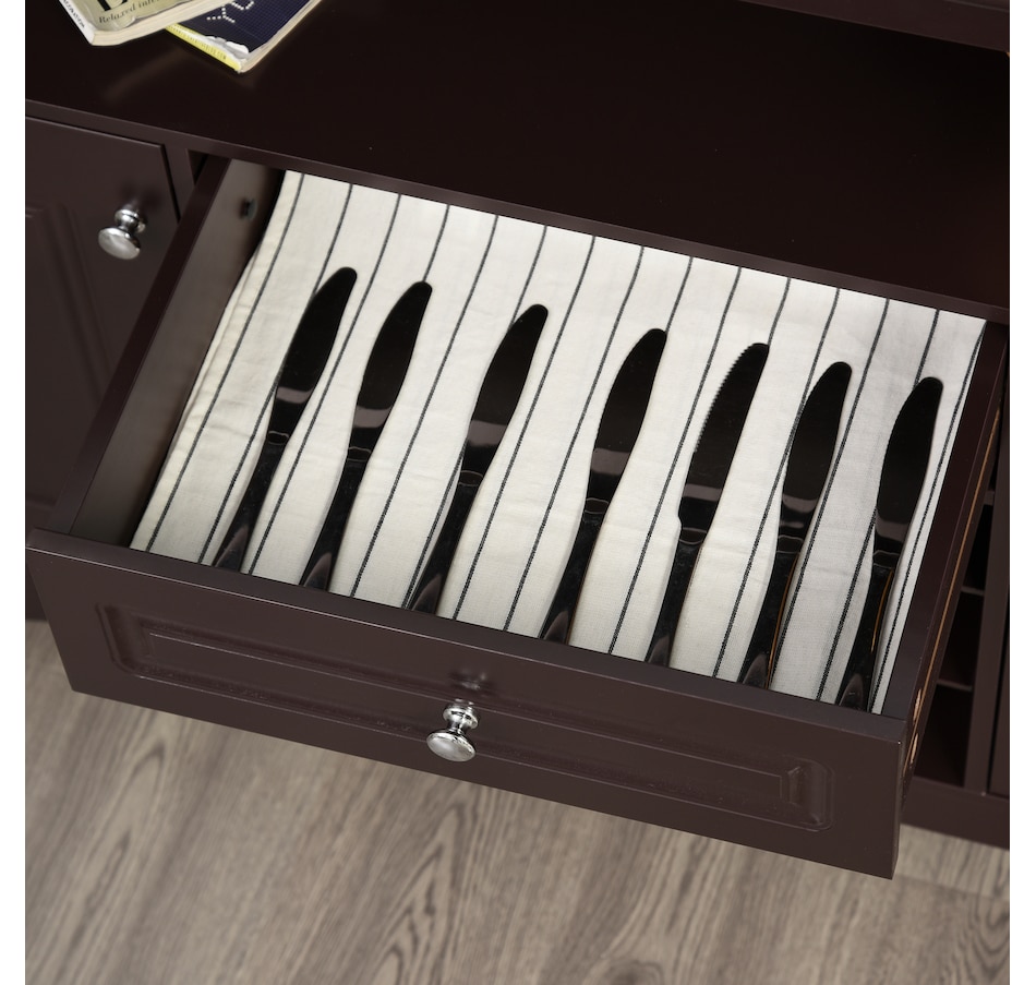 Image 997425_ALTMORE16.jpg, Product 997-425 / Price $179.99, HOMCOM Sideboard Buffet Credenza Storage Cabinet with Drawer Wine Rack from HOMCOM on TSC.ca's Home & Garden department