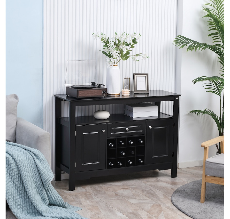 Image 997425_ALTMORE17.jpg, Product 997-425 / Price $179.99, HOMCOM Sideboard Buffet Credenza Storage Cabinet with Drawer Wine Rack from HOMCOM on TSC.ca's Home & Garden department
