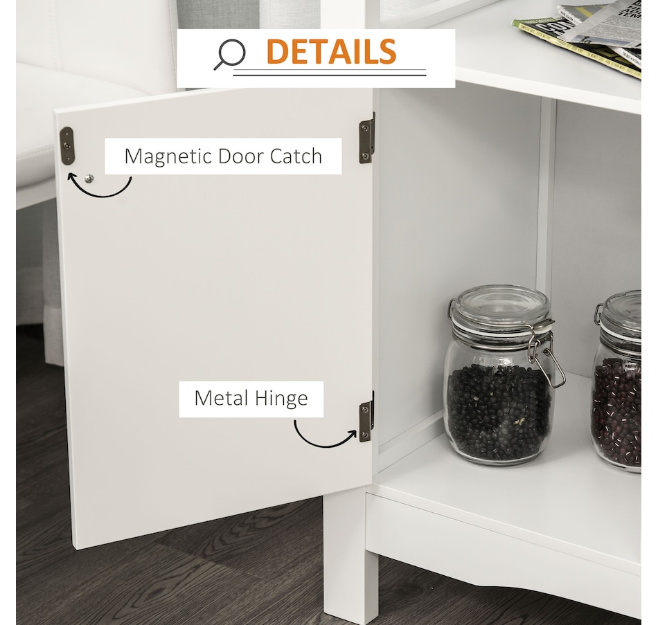 Image 997425_ALTMORE5.jpg, Product 997-425 / Price $179.99, HOMCOM Sideboard Buffet Credenza Storage Cabinet with Drawer Wine Rack from HOMCOM on TSC.ca's Home & Garden department