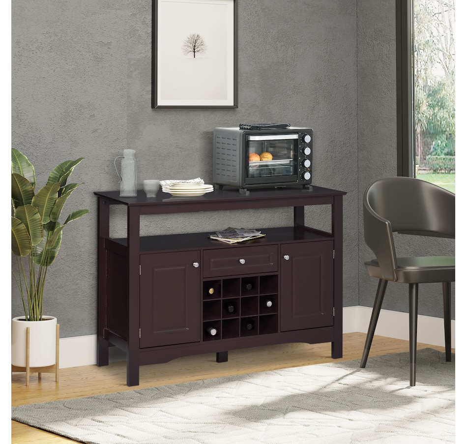 Image 997425_ALTMORE9.jpg, Product 997-425 / Price $179.99, HOMCOM Sideboard Buffet Credenza Storage Cabinet with Drawer Wine Rack from HOMCOM on TSC.ca's Home & Garden department