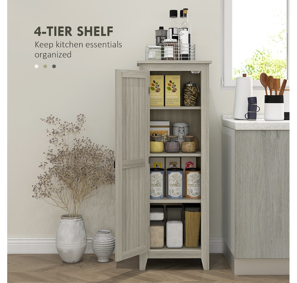 Image 997427_ALTMORE12.jpg, Product 997-427 / Price $129.99 - $149.99, HOMCOM 48" Kitchen Pantry, Storage Cabinet with Barn Door, Brown from HOMCOM on TSC.ca's Home & Garden department