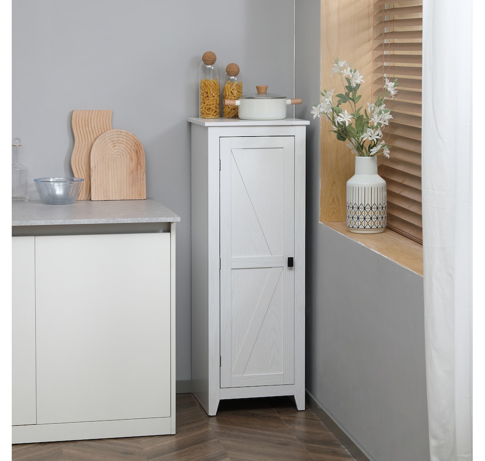 Image 997427_ALTMORE17.jpg, Product 997-427 / Price $129.99 - $149.99, HOMCOM 48" Kitchen Pantry, Storage Cabinet with Barn Door, Brown from HOMCOM on TSC.ca's Home & Garden department