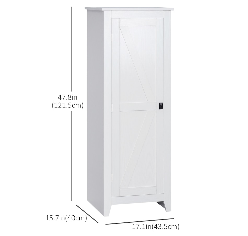 Image 997427_ALTMORE18.jpg, Product 997-427 / Price $129.99 - $149.99, HOMCOM 48" Kitchen Pantry, Storage Cabinet with Barn Door, Brown from HOMCOM on TSC.ca's Home & Garden department