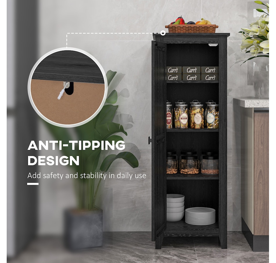 Image 997427_ALTMORE30.jpg, Product 997-427 / Price $129.99 - $149.99, HOMCOM 48" Kitchen Pantry, Storage Cabinet with Barn Door, Brown from HOMCOM on TSC.ca's Home & Garden department