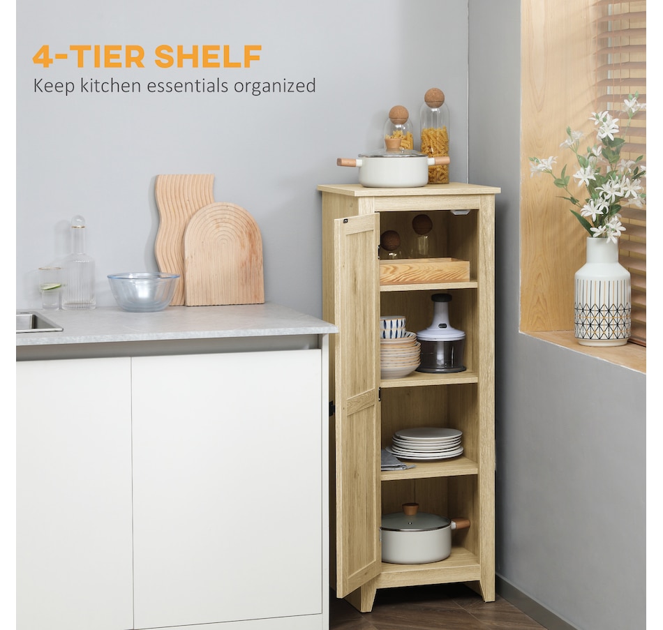 Image 997427_ALTMORE35.jpg, Product 997-427 / Price $129.99 - $149.99, HOMCOM 48" Kitchen Pantry, Storage Cabinet with Barn Door, Brown from HOMCOM on TSC.ca's Home & Garden department