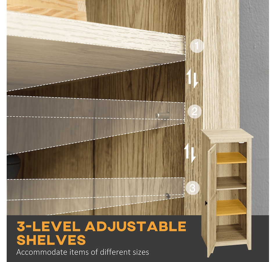 Image 997427_ALTMORE36.jpg, Product 997-427 / Price $129.99 - $149.99, HOMCOM 48" Kitchen Pantry, Storage Cabinet with Barn Door, Brown from HOMCOM on TSC.ca's Home & Garden department