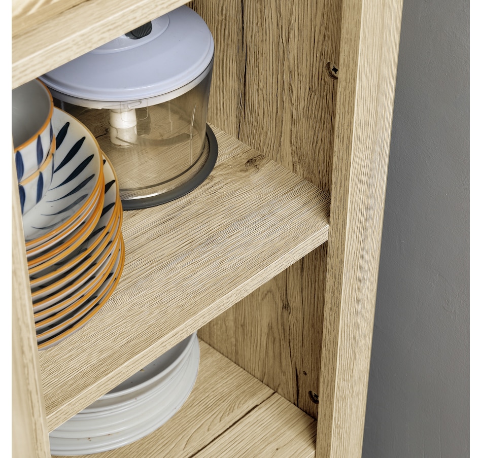 Image 997427_ALTMORE40.jpg, Product 997-427 / Price $129.99 - $149.99, HOMCOM 48" Kitchen Pantry, Storage Cabinet with Barn Door, Brown from HOMCOM on TSC.ca's Home & Garden department