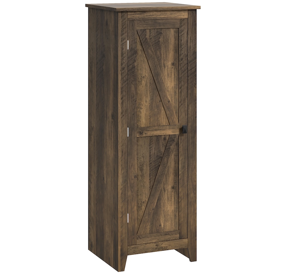 Image 997427_ST01.jpg, Product 997-427 / Price $129.99 - $149.99, HOMCOM 48" Kitchen Pantry, Storage Cabinet with Barn Door, Brown from HOMCOM on TSC.ca's Home & Garden department