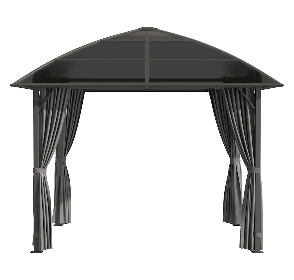 Image 997438_ALTMORE8.jpg, Product 997-438 / Price $649.99, Outsunny 10' x 10' Hardtop Gazebo with UV60+ Polycarbonate Roof & Curtains from Outsunny on TSC.ca's Home & Garden department