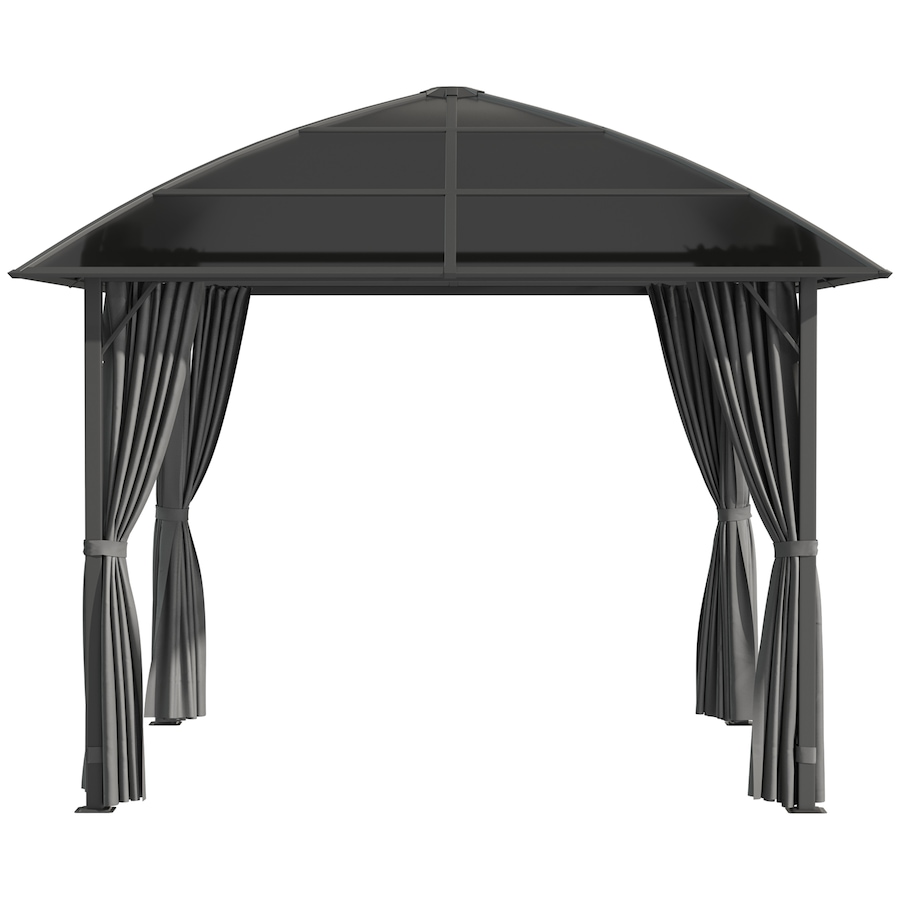 Image 997438_ALTMORE8.jpg, Product 997-438 / Price $699.99, Outsunny 10' x 10' Hardtop Gazebo with UV60+ Polycarbonate Roof & Curtains from Outsunny on TSC.ca's Home & Garden department