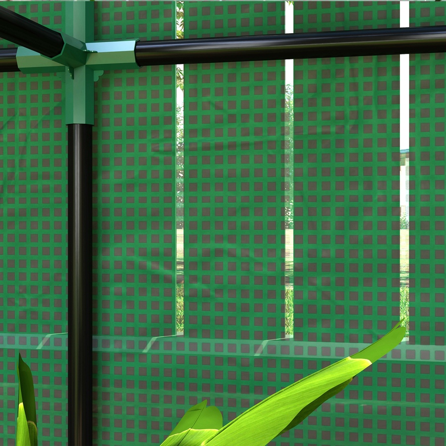 Image 997442_ALTMORE8.jpg, Product 997-442 / Price $55.99, Outsunny Mini Greenhouse with 3 Tier Shelves, Roll-Up Door, Green from Outsunny on TSC.ca's Home & Garden department
