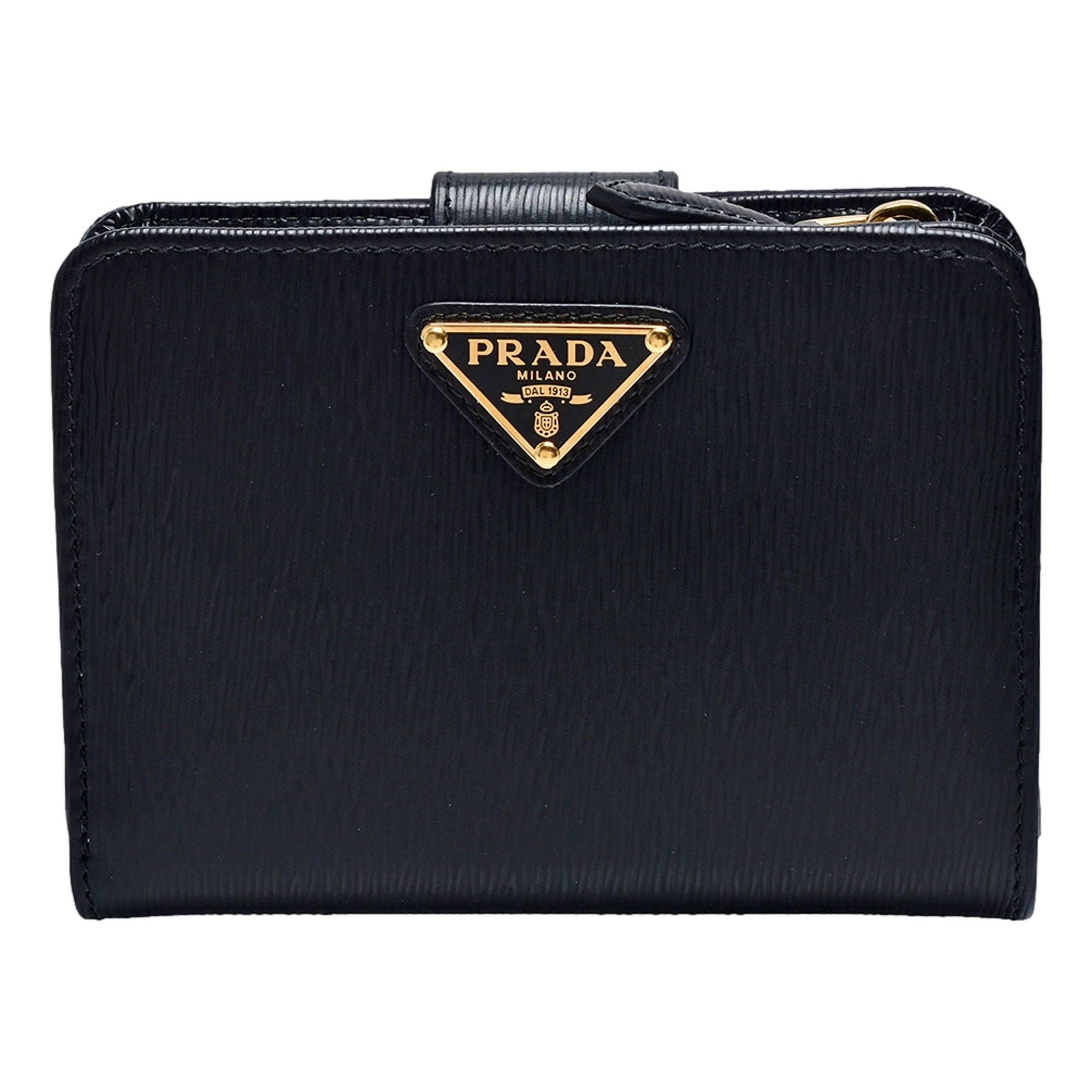 小物 PRADA Small wallet Black VITELLO leather Black Small Saffiano Leather Wallet | PRADA