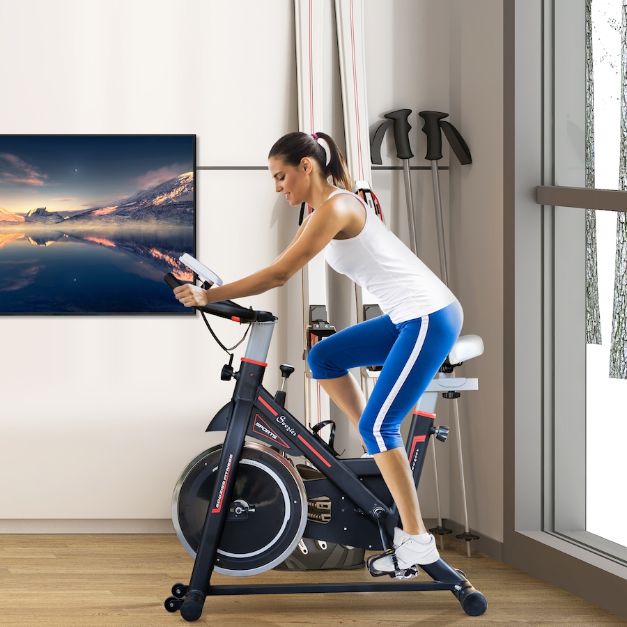 Image 997624_ALTMORE1.jpg, Product 997-624 / Price $189.99, Soozier Upright Stationary Exercise Bike Indoor Cardio from Soozier on TSC.ca's Health & Fitness department