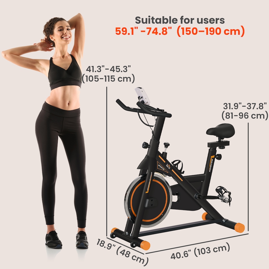 Image 997624_ALTMORE17.jpg, Product 997-624 / Price $189.99, Soozier Upright Stationary Exercise Bike Indoor Cardio from Soozier on TSC.ca's Health & Fitness department