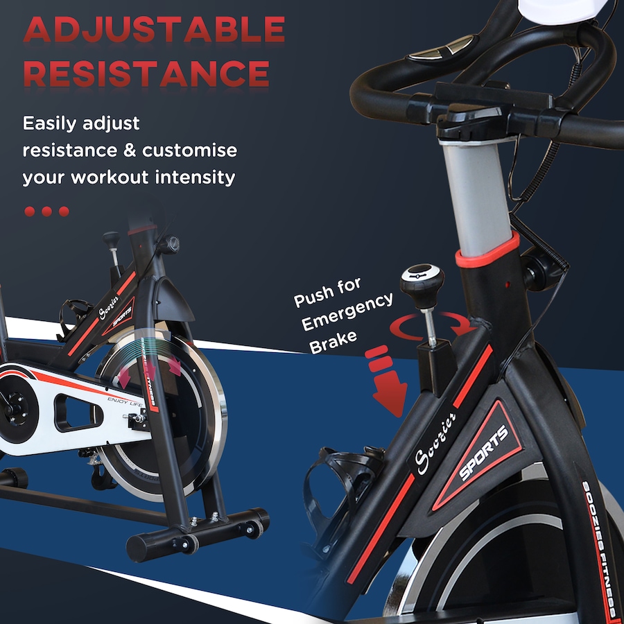 Image 997624_ALTMORE4.jpg, Product 997-624 / Price $189.99, Soozier Upright Stationary Exercise Bike Indoor Cardio from Soozier on TSC.ca's Health & Fitness department