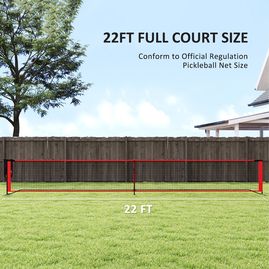 Image 997625_ALTMORE17.jpg, Product 997-625 / Price $84.99 - $94.99, Soozier Pickleball Net Portable Set, Regulation 22 FT Pickleball Set from Soozier on TSC.ca's Health & Fitness department