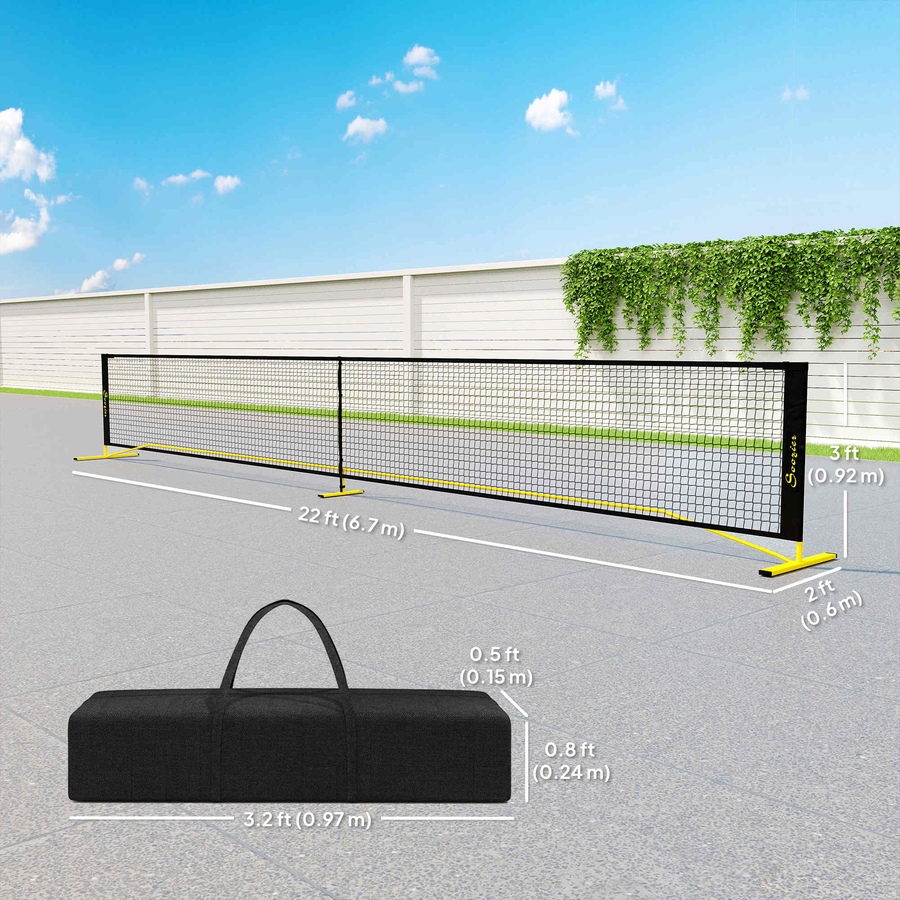 Image 997625_ALTMORE20.jpg, Product 997-625 / Price $84.99 - $94.99, Soozier Pickleball Net Portable Set, Regulation 22 FT Pickleball Set from Soozier on TSC.ca's Health & Fitness department