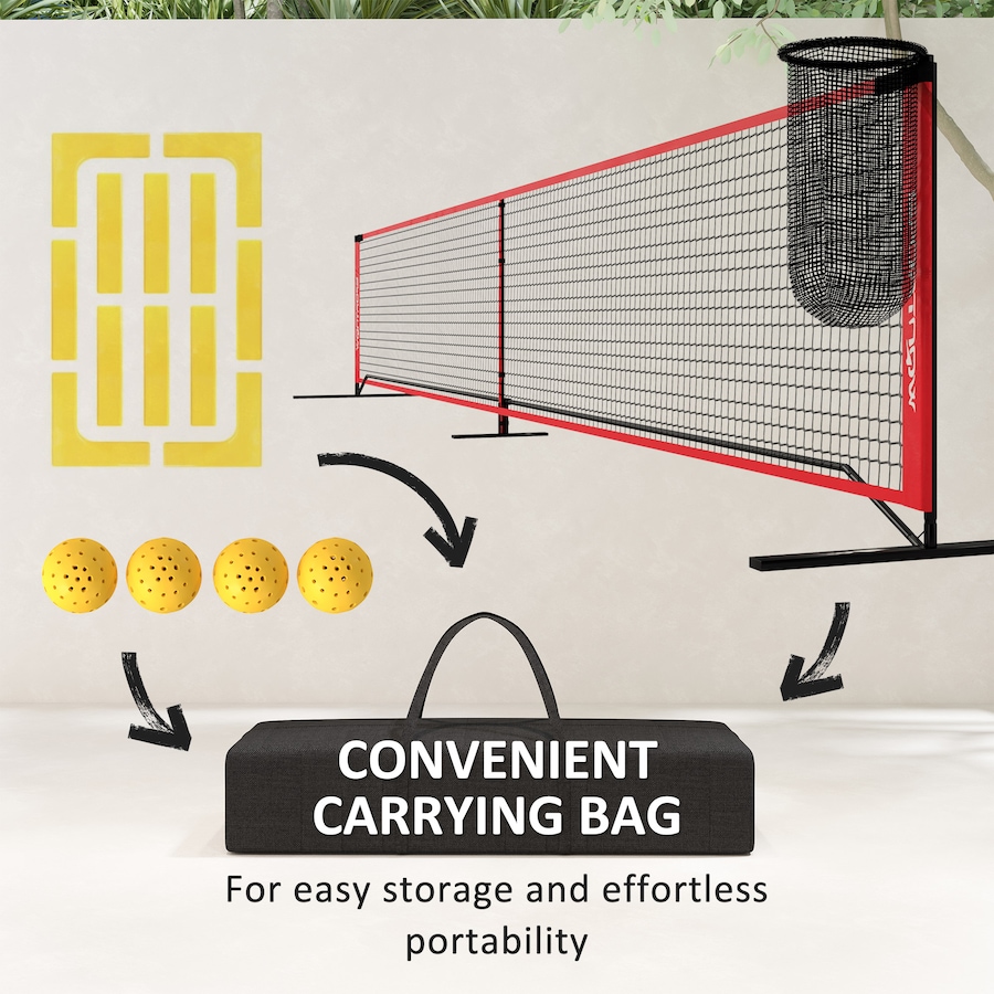 Image 997625_ALTMORE6.jpg, Product 997-625 / Price $84.99 - $94.99, Soozier Pickleball Net Portable Set, Regulation 22 FT Pickleball Set from Soozier on TSC.ca's Health & Fitness department