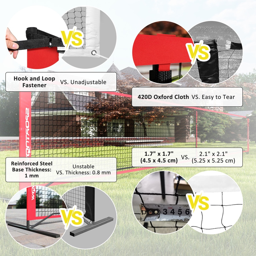 Image 997625_ALTMORE7.jpg, Product 997-625 / Price $84.99 - $94.99, Soozier Pickleball Net Portable Set, Regulation 22 FT Pickleball Set from Soozier on TSC.ca's Health & Fitness department