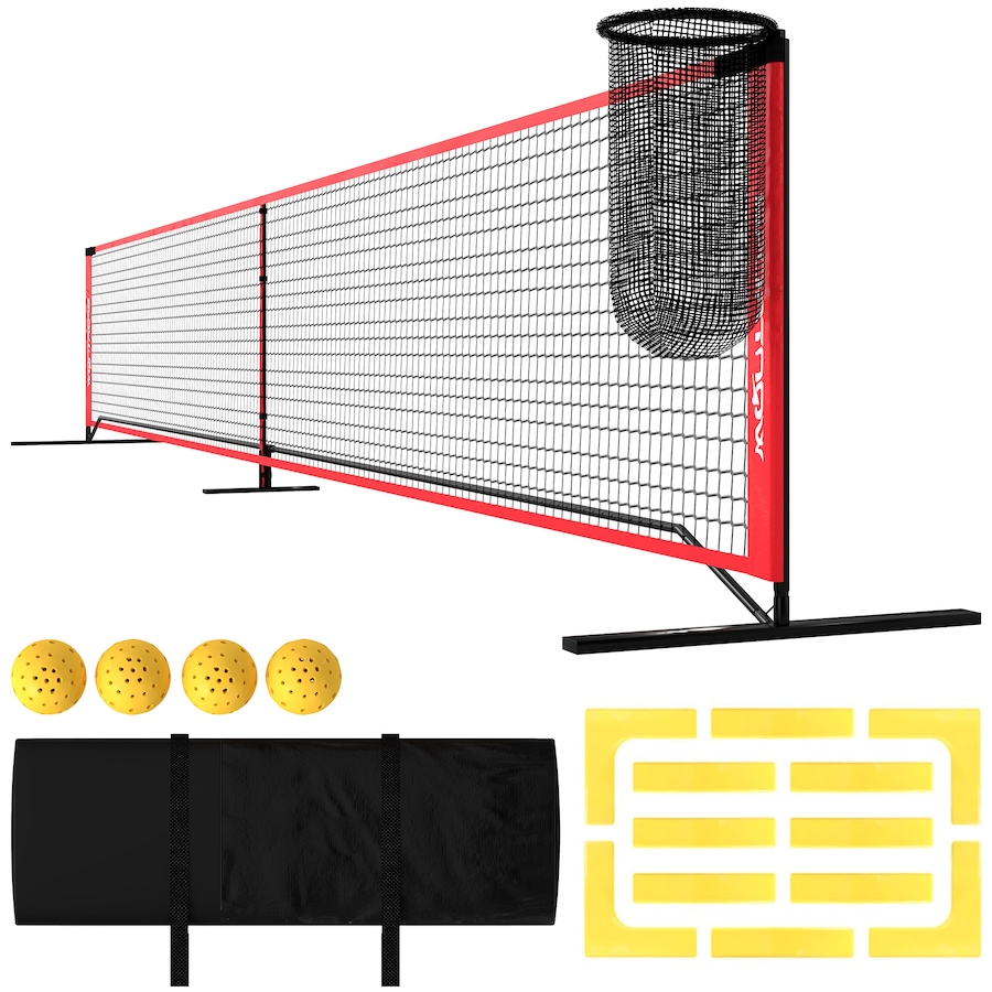 Image 997625_ST01.jpg, Product 997-625 / Price $84.99 - $94.99, Soozier Pickleball Net Portable Set, Regulation 22 FT Pickleball Set from Soozier on TSC.ca's Health & Fitness department