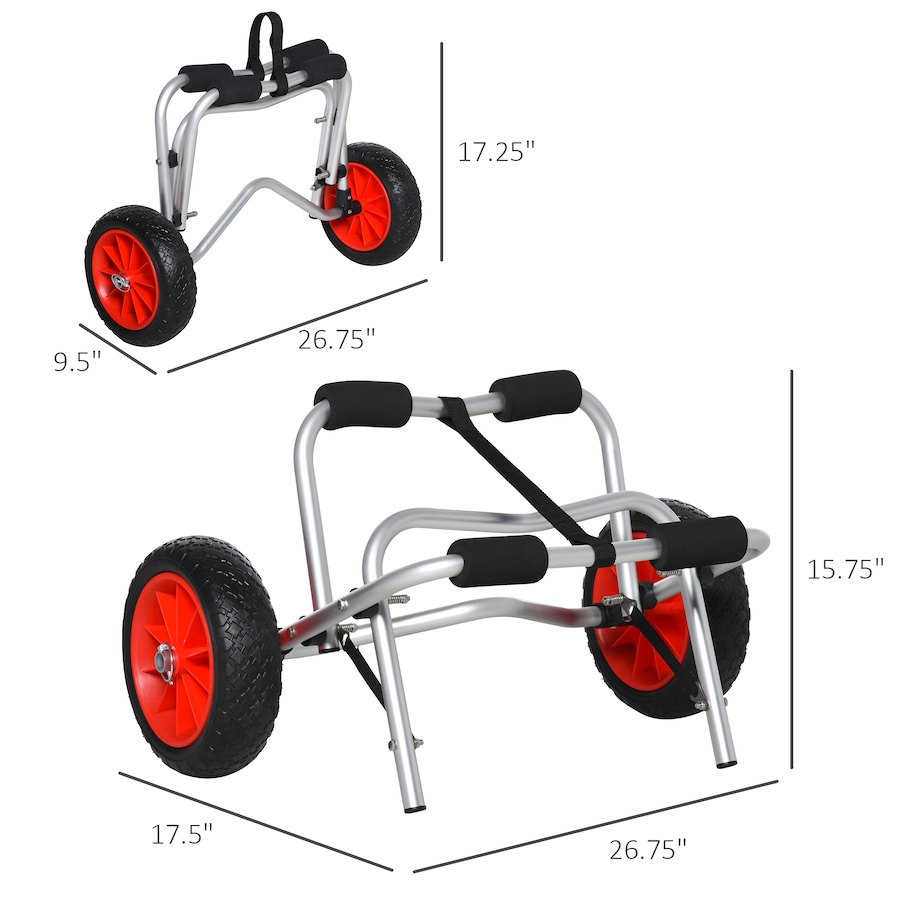 Image 997626_ALTMORE2.jpg, Product 997-626 / Price $74.99, Soozier Foldable Kayak Cart from Soozier on TSC.ca's Health & Fitness department