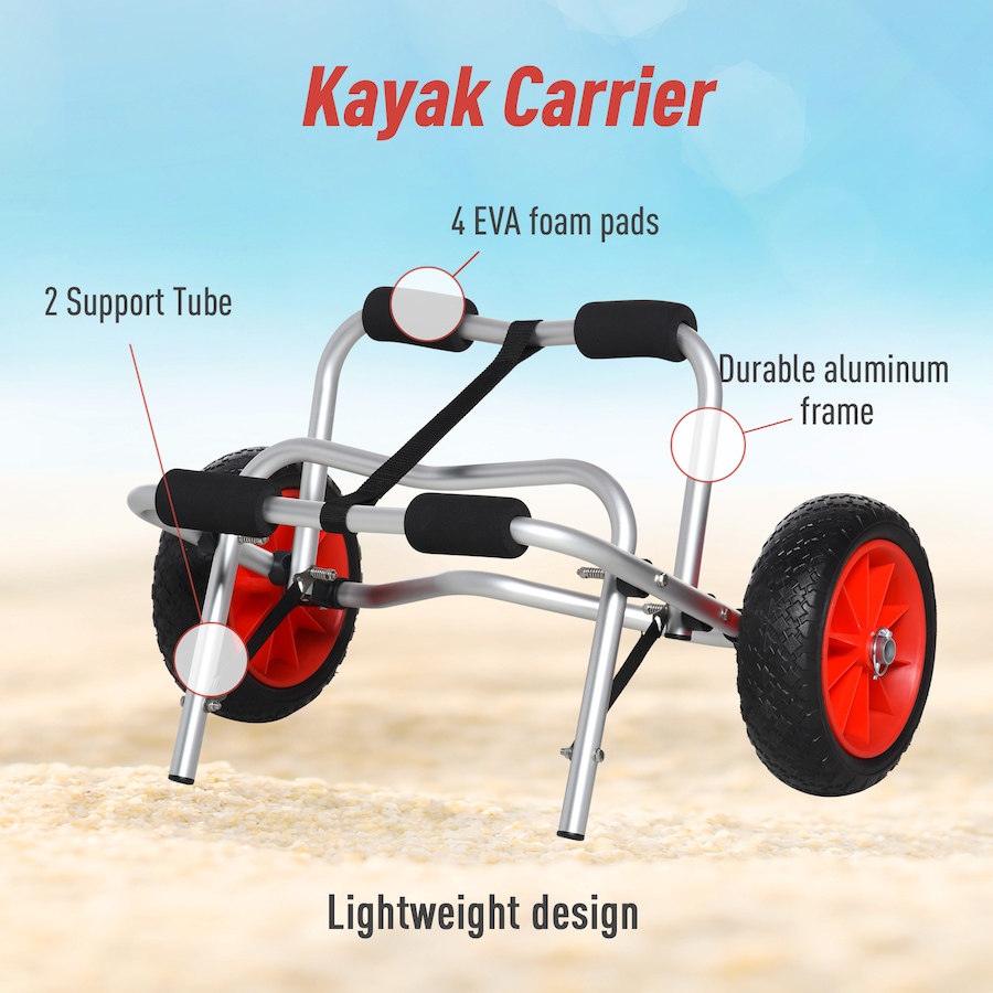 Image 997626_ALTMORE6.jpg, Product 997-626 / Price $74.99, Soozier Foldable Kayak Cart from Soozier on TSC.ca's Health & Fitness department