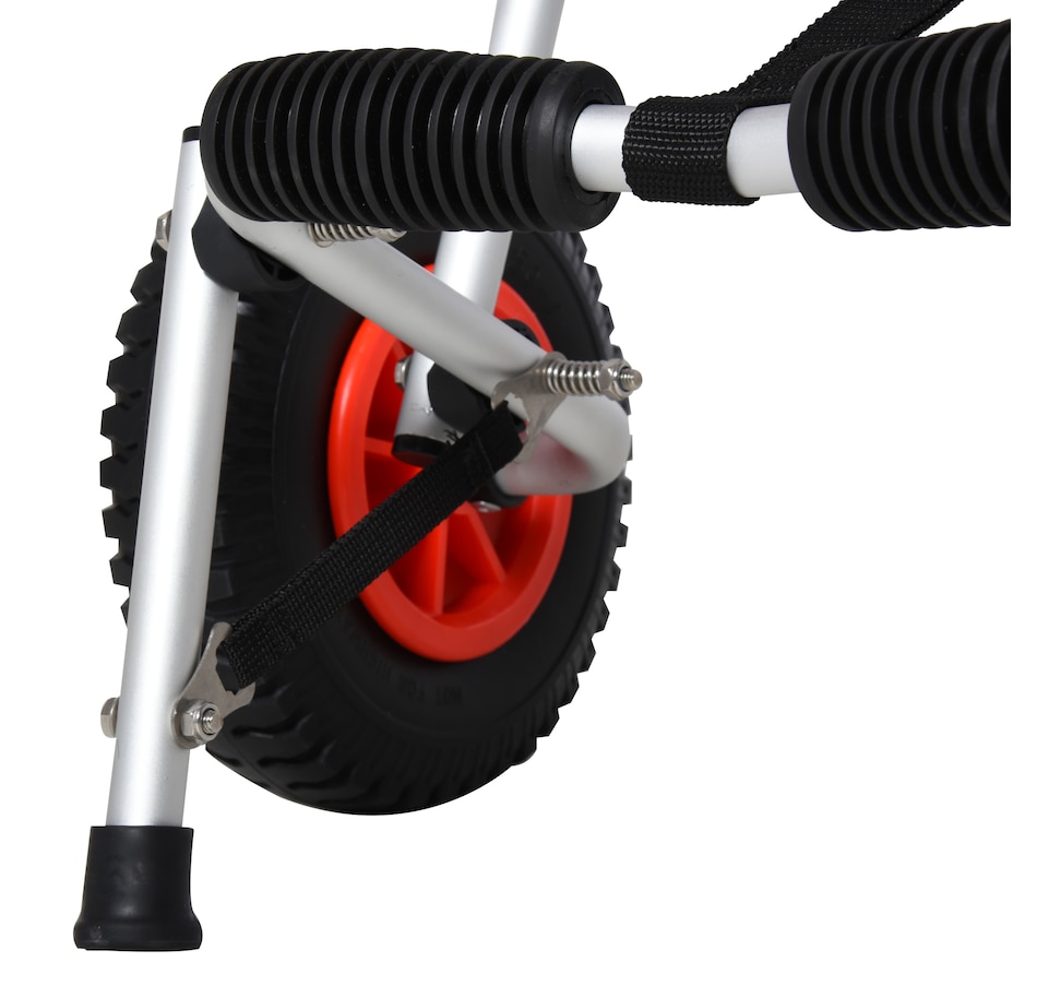 Image 997627_ALTMORE8.jpg, Product 997-627 / Price $54.99, Soozier Kayak Cart Dolly with Flat-Free Wheels and Aluminum Frame, Silver from Soozier on TSC.ca's Health & Fitness department