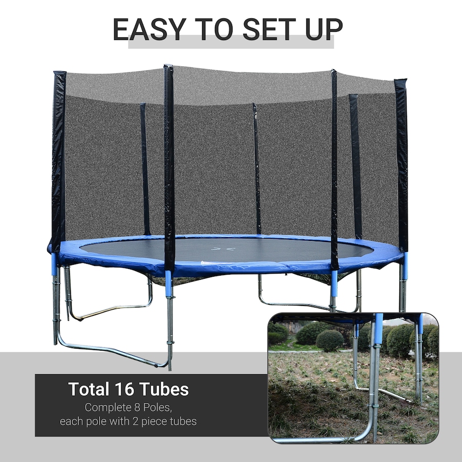 Image 997630_ALTMORE13.jpg, Product 997-630 / Price $79.99, Soozier 14FT Trampoline Pad ⌀168" Trampolining Replacement Jump Bounce Exercise GYM Blue from Soozier on TSC.ca's Health & Fitness department
