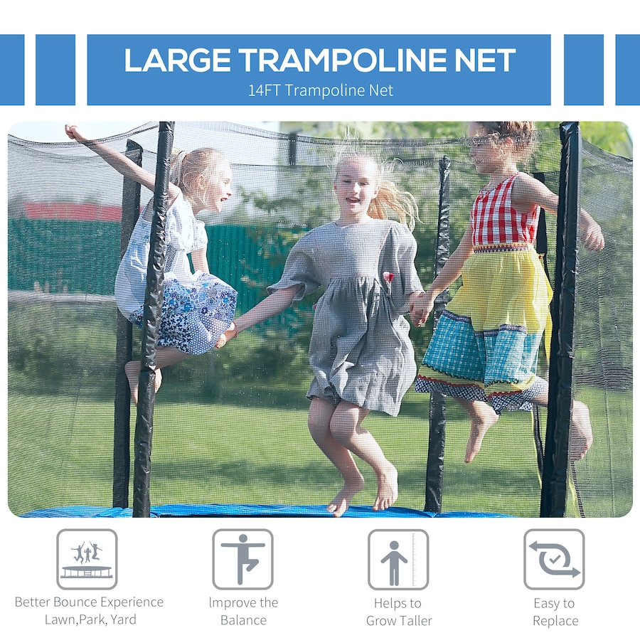 Image 997630_ALTMORE19.jpg, Product 997-630 / Price $79.99, Soozier 14FT Trampoline Pad ⌀168" Trampolining Replacement Jump Bounce Exercise GYM Blue from Soozier on TSC.ca's Health & Fitness department