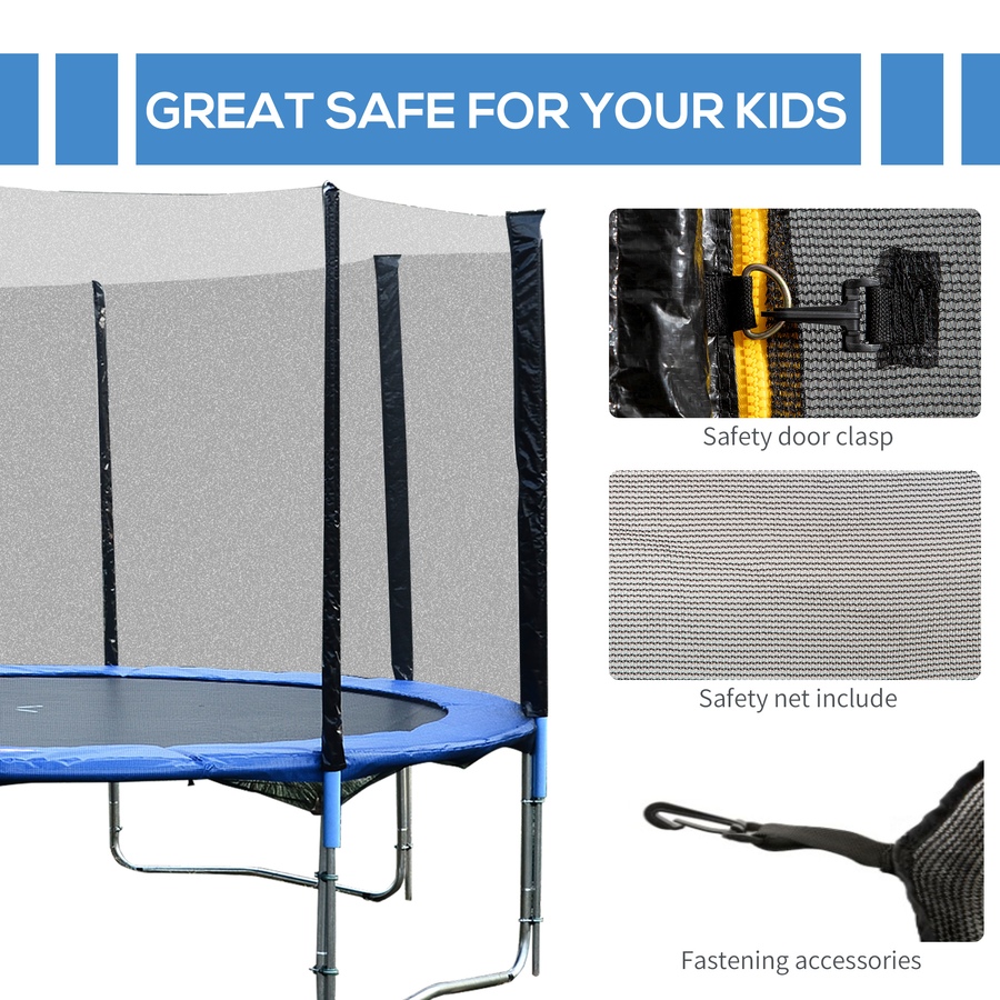 Image 997630_ALTMORE20.jpg, Product 997-630 / Price $79.99, Soozier 14FT Trampoline Pad ⌀168" Trampolining Replacement Jump Bounce Exercise GYM Blue from Soozier on TSC.ca's Health & Fitness department