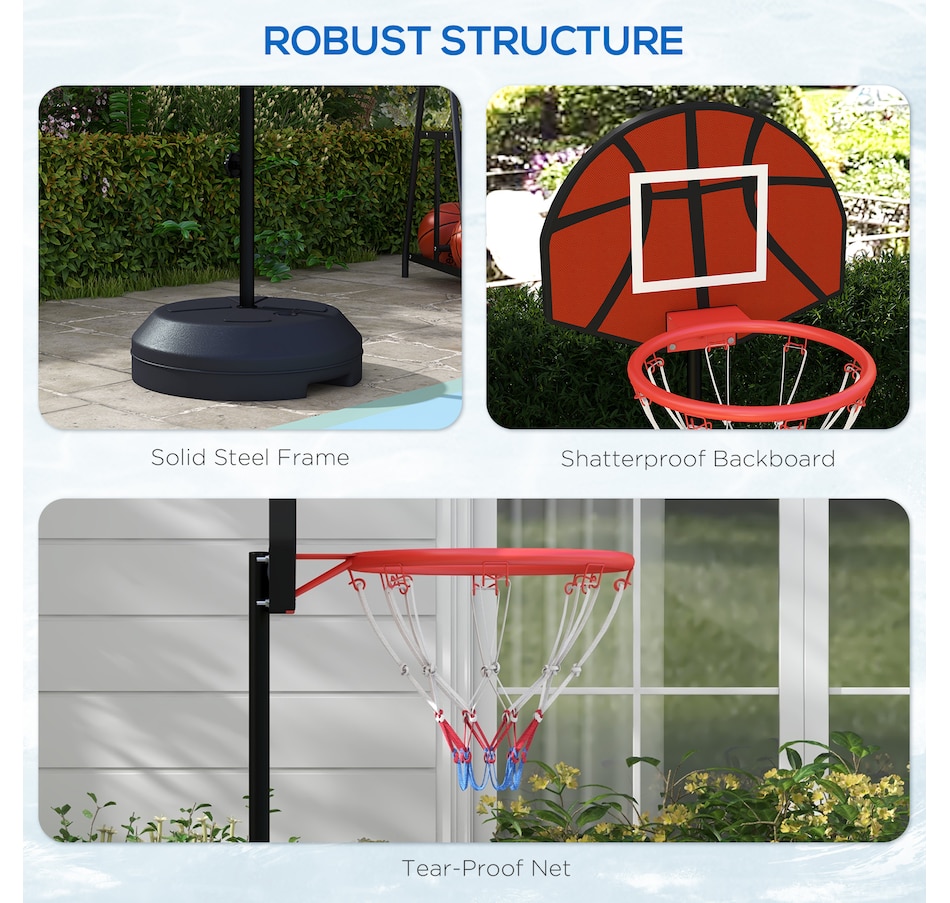 Image 997634_ALTMORE13.jpg, Product 997-634 / Price $45.99, Soozier 3-5ft Basketball Hoop Stand with Dartboard, Darts and 15" Backboard from Soozier on TSC.ca's Health & Fitness department
