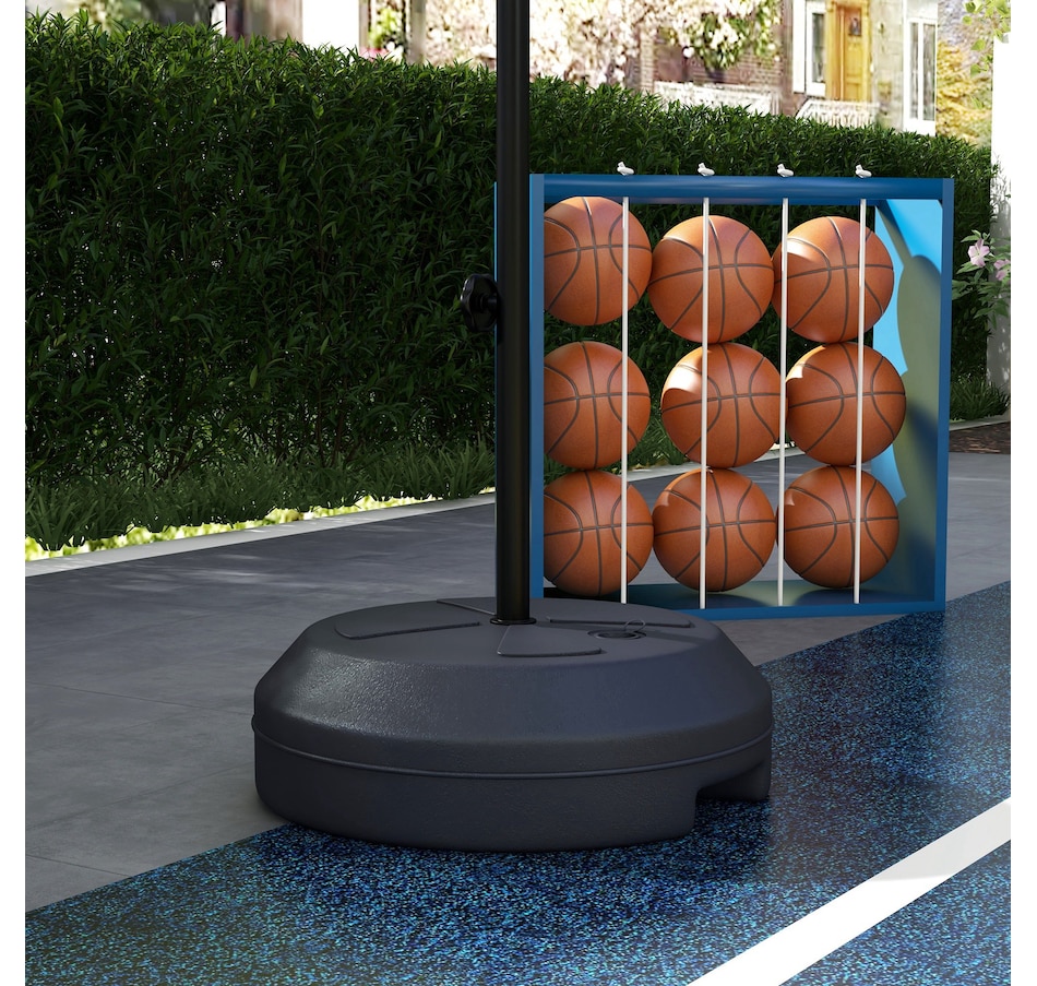 Image 997634_ALTMORE14.jpg, Product 997-634 / Price $45.99, Soozier 3-5ft Basketball Hoop Stand with Dartboard, Darts and 15" Backboard from Soozier on TSC.ca's Health & Fitness department