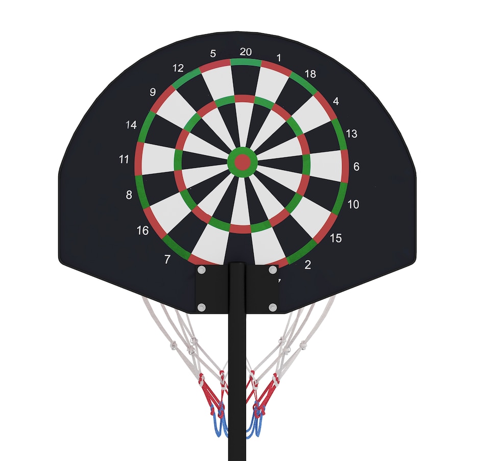 Image 997634_ALTMORE7.jpg, Product 997-634 / Price $45.99, Soozier 3-5ft Basketball Hoop Stand with Dartboard, Darts and 15" Backboard from Soozier on TSC.ca's Health & Fitness department