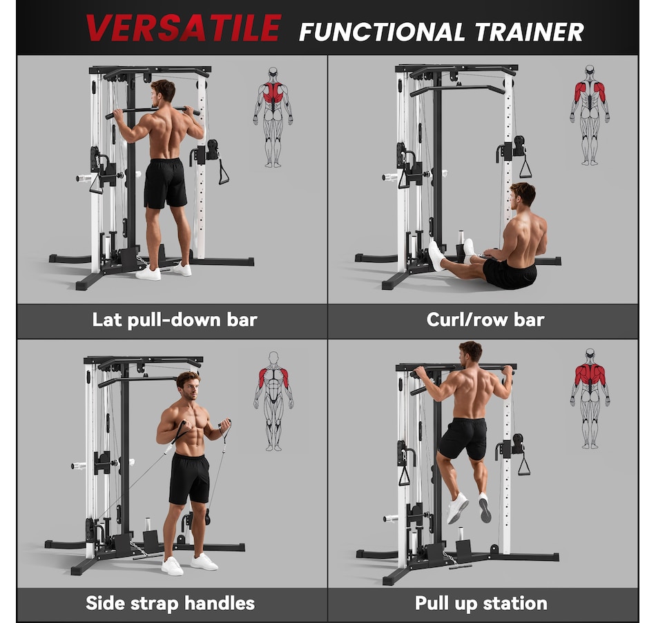 Image 997635_ALTMORE12.jpg, Product 997-635 / Price $529.99, Soozier Home Gym Machine, 15-Position Adjustable Training Workout Station from Soozier on TSC.ca's Health & Fitness department