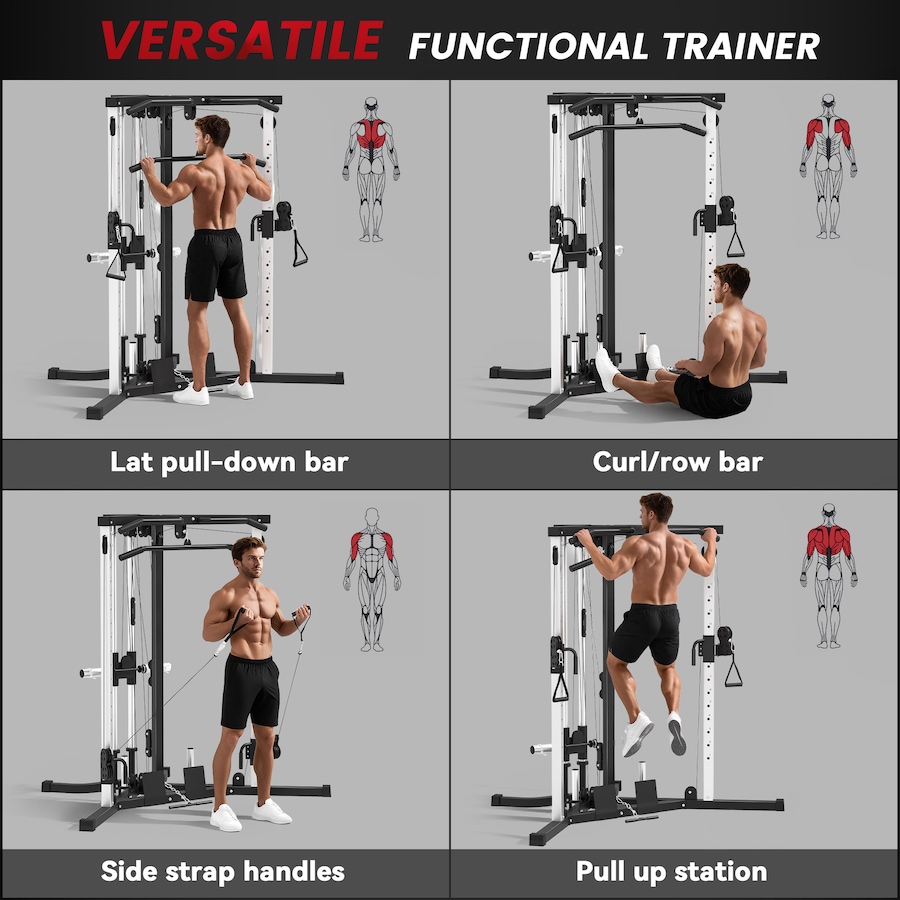 Image 997635_ALTMORE12.jpg, Product 997-635 / Price $529.99, Soozier Home Gym Machine, 15-Position Adjustable Training Workout Station from Soozier on TSC.ca's Health & Fitness department