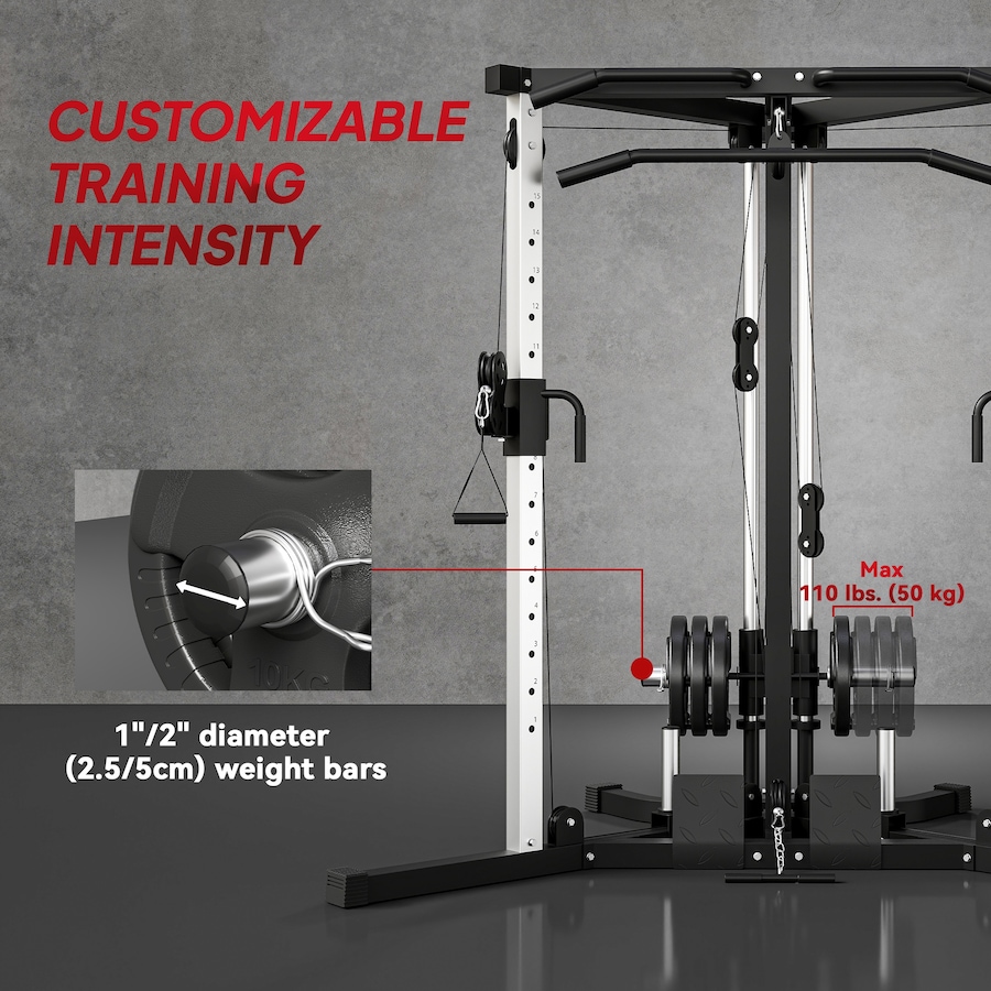 Image 997635_ALTMORE18.jpg, Product 997-635 / Price $529.99, Soozier Home Gym Machine, 15-Position Adjustable Training Workout Station from Soozier on TSC.ca's Health & Fitness department