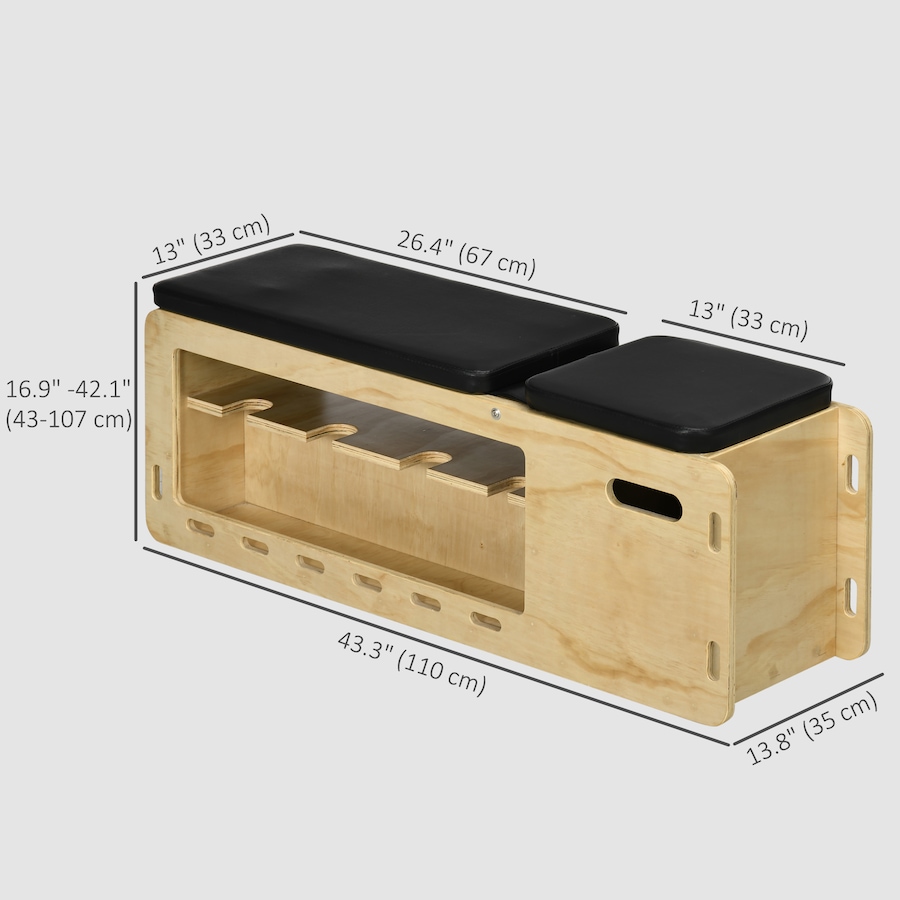 Image 997637_ALTMORE10.jpg, Product 997-637 / Price $199.99, Soozier Adjustable Weight Bench Rack Storage Incline Workout Bench from Soozier on TSC.ca's Health & Fitness department