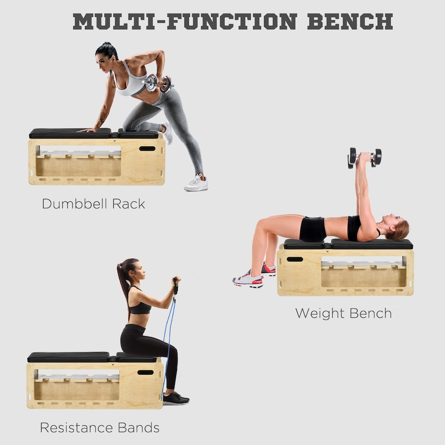 Image 997637_ALTMORE3.jpg, Product 997-637 / Price $199.99, Soozier Adjustable Weight Bench Rack Storage Incline Workout Bench from Soozier on TSC.ca's Health & Fitness department