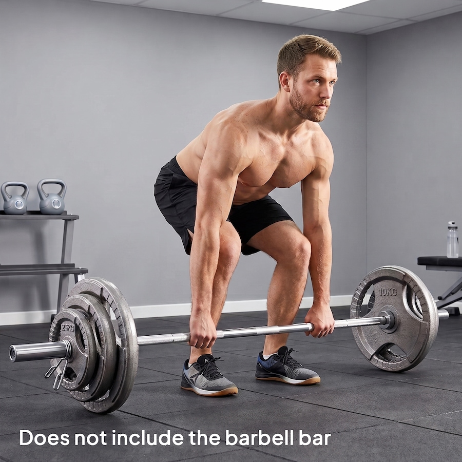 Image 997641_ALTMORE10.jpg, Product 997-641 / Price $129.99, Soozier 6 PCS Weight Plates Grip Plate Sets for Strength and Crossfit and Weightlifting Training from Soozier on TSC.ca's Health & Fitness department