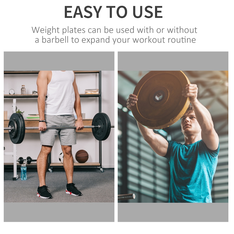 Image 997641_ALTMORE3.jpg, Product 997-641 / Price $129.99, Soozier 6 PCS Weight Plates Grip Plate Sets for Strength and Crossfit and Weightlifting Training from Soozier on TSC.ca's Health & Fitness department