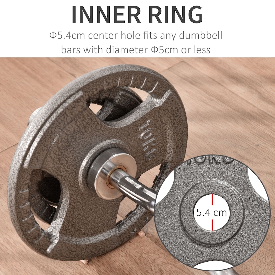 Image 997641_ALTMORE5.jpg, Product 997-641 / Price $129.99, Soozier 6 PCS Weight Plates Grip Plate Sets for Strength and Crossfit and Weightlifting Training from Soozier on TSC.ca's Health & Fitness department
