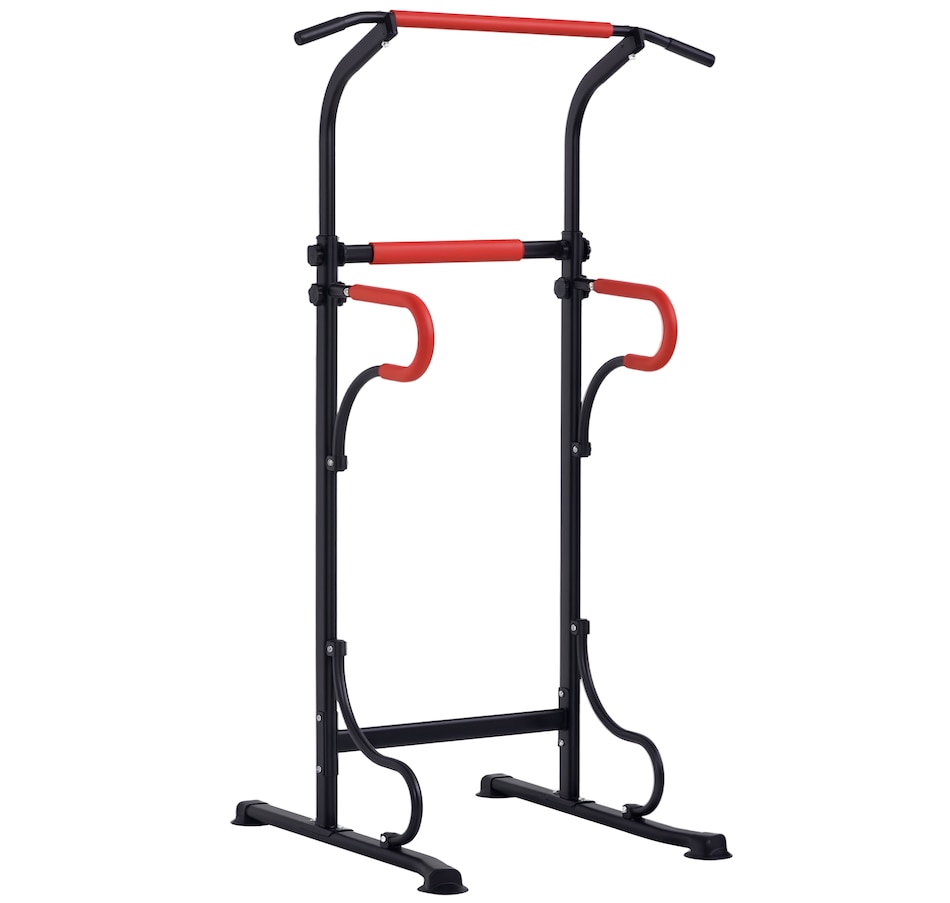 Image 997644.png, Product 997-644 / Price $102.99, Soozier Power Tower Pull Up Bar Dip Station for Home Office Gym Multi-Function Workout Equipment from Soozier on TSC.ca's Health & Fitness department