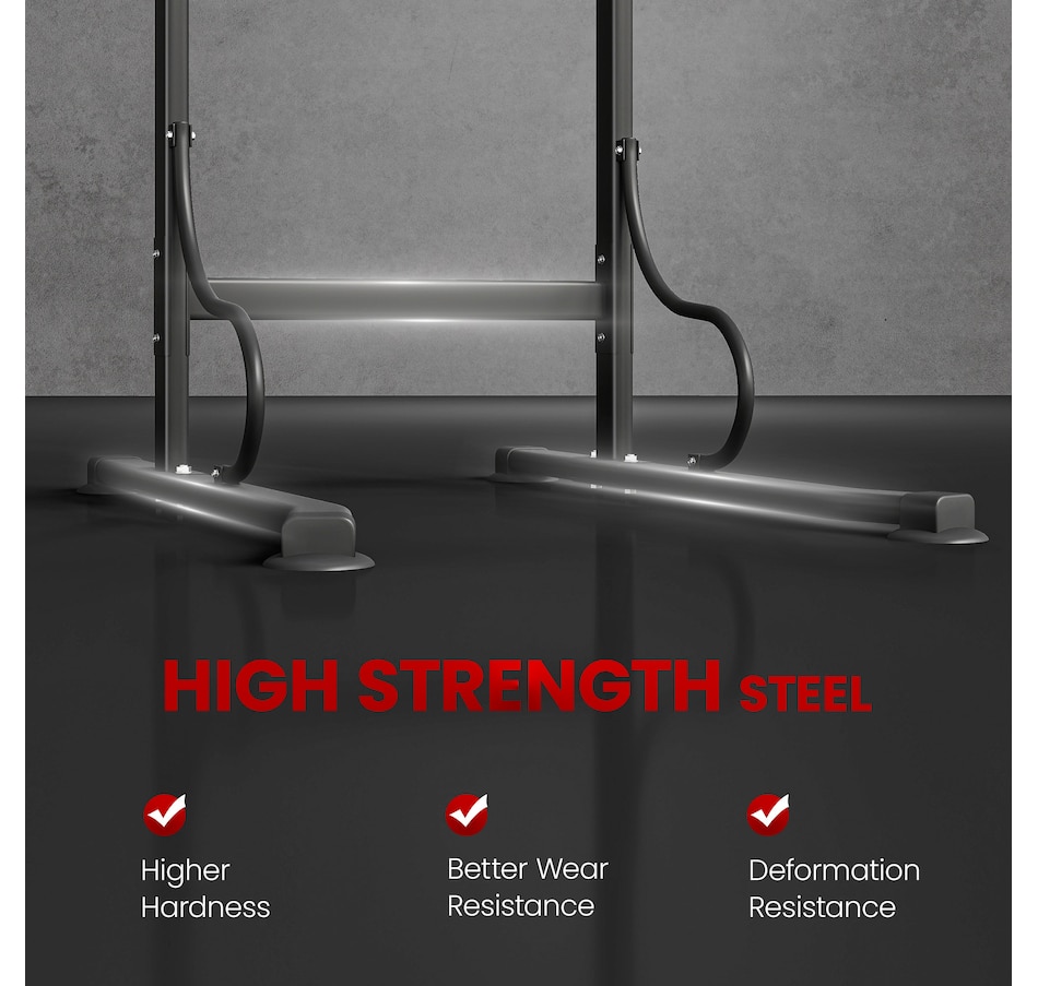 Image 997644_ALTMORE12.jpg, Product 997-644 / Price $102.99, Soozier Power Tower Pull Up Bar Dip Station for Home Office Gym Multi-Function Workout Equipment from Soozier on TSC.ca's Health & Fitness department