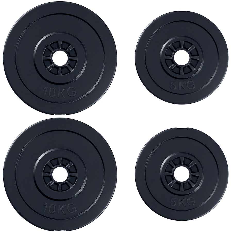 Image 997650.png, Product 997-650 / Price $74.99, Soozier 4pc Weight Plates Gym Barbell Plates Weight Dumbbell from Soozier on TSC.ca's Health & Fitness department