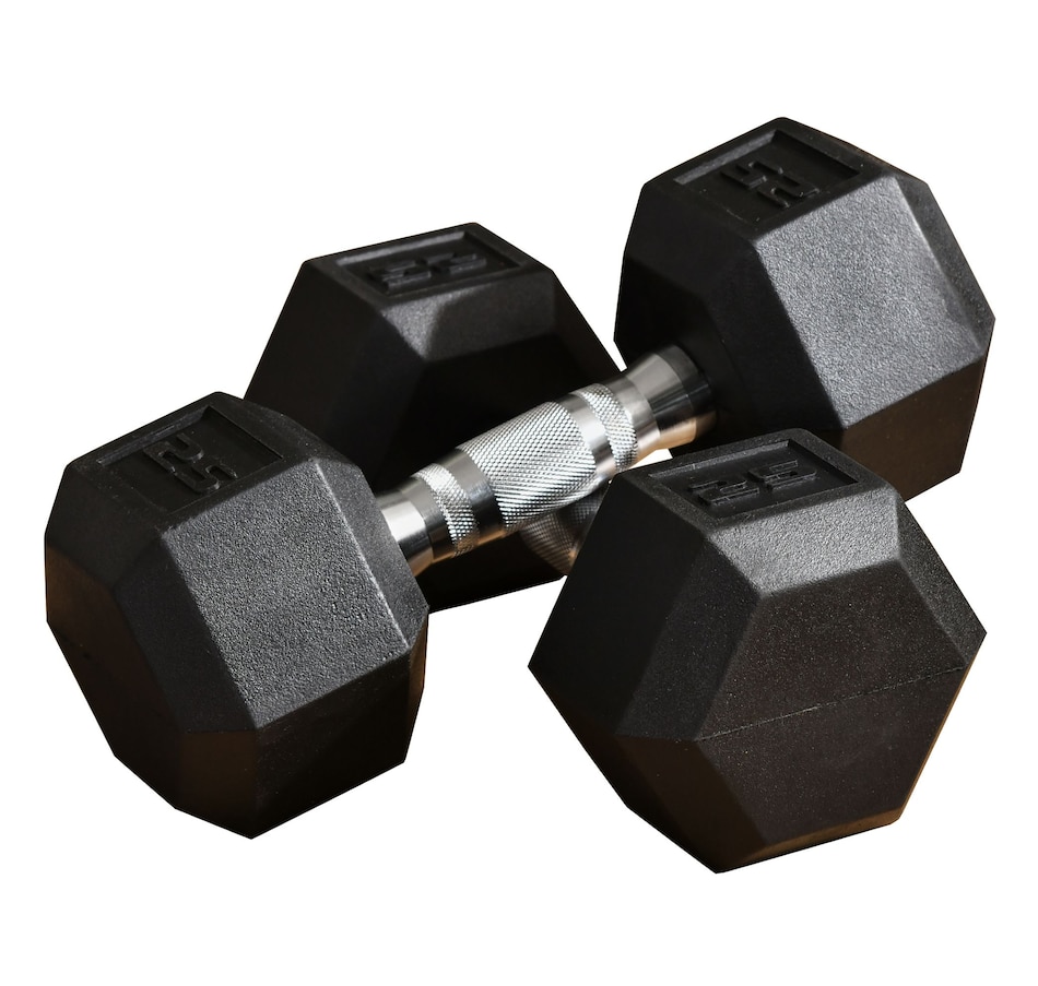 Image 997651.jpg, Product 997-651 / Price $94.99, Soozier Rubber Dumbbells Weight Set from Soozier on TSC.ca's Health & Fitness department