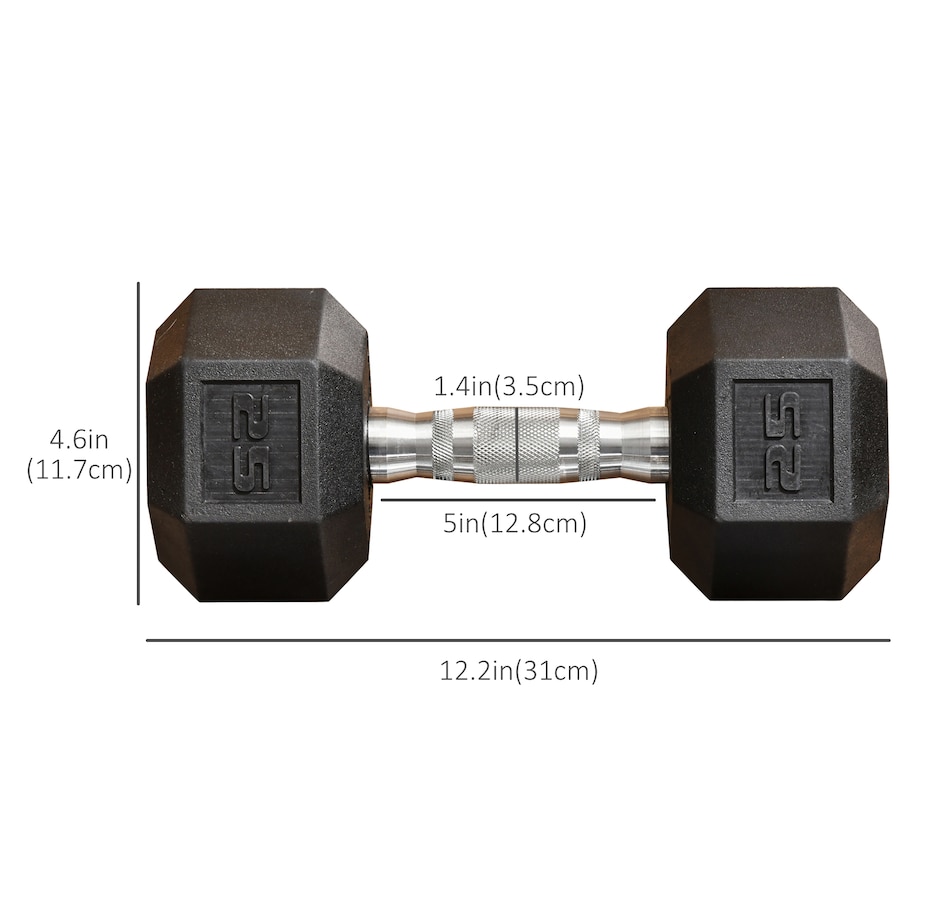 Image 997651_ALTMORE2.jpg, Product 997-651 / Price $94.99, Soozier Rubber Dumbbells Weight Set from Soozier on TSC.ca's Health & Fitness department